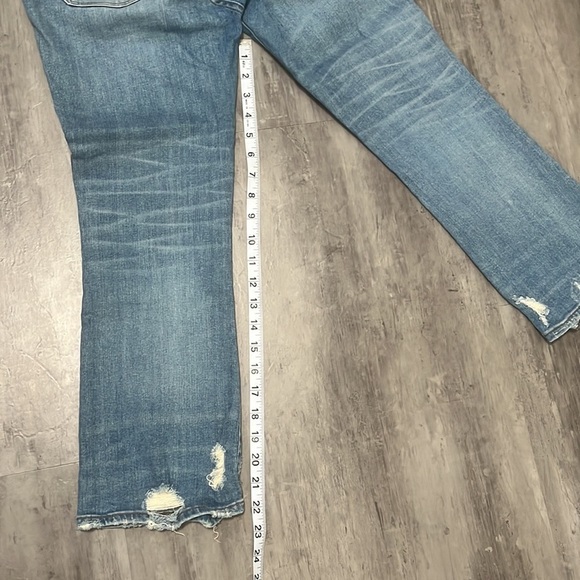Madewell Cali Bootcut Jeans Distressed Size 26 Petite - Picture 6 of 11
